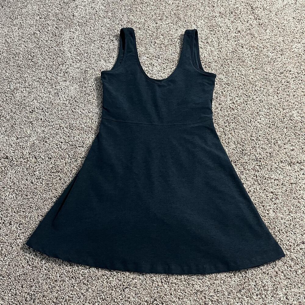 Beyond Yoga Charcoal Mini Dress